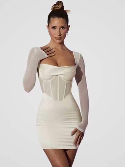 LUXE CORSET MINI DRESS