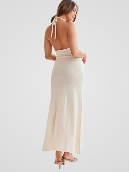 ROSA HALTER MAXIKLEID
