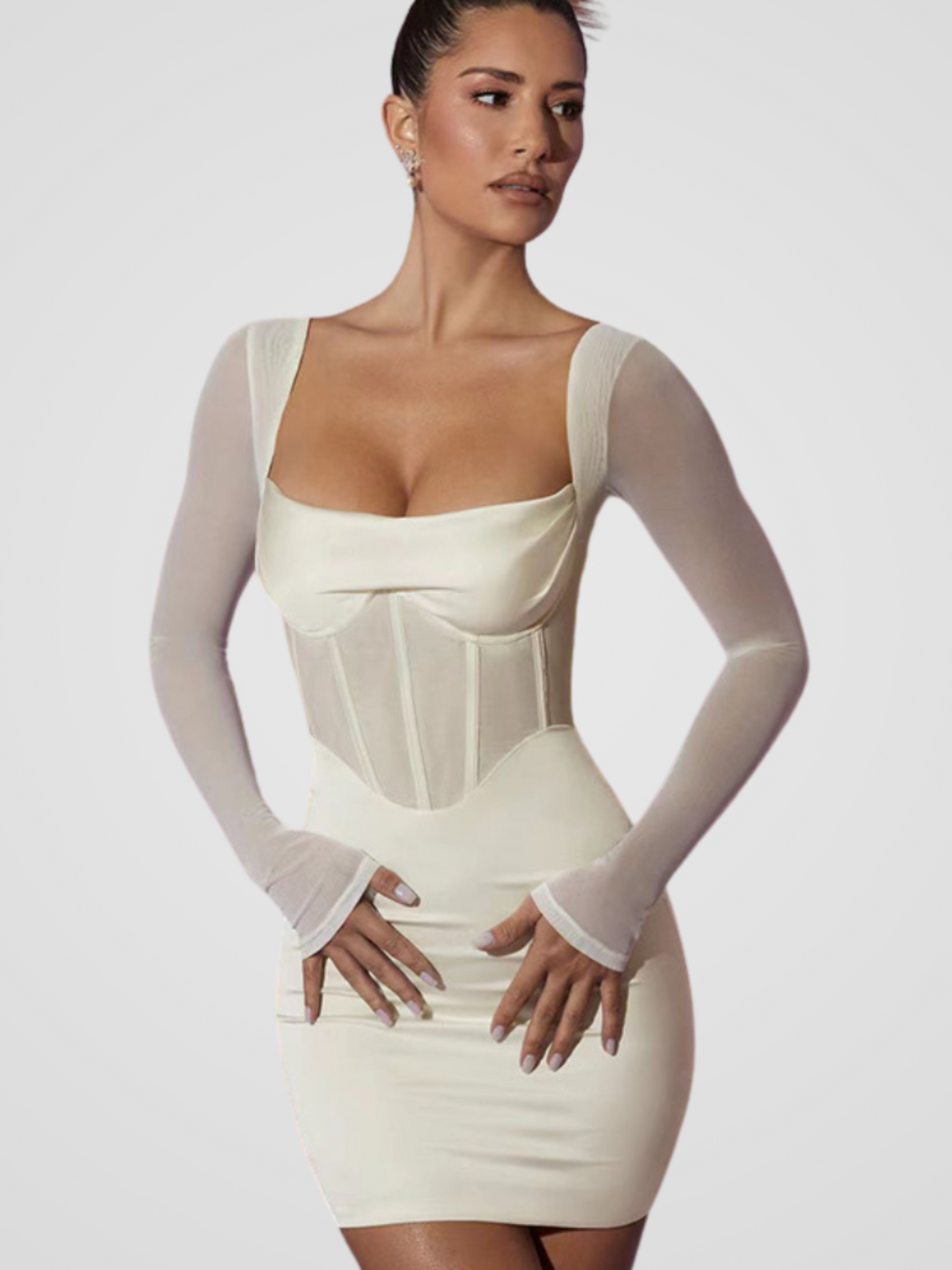 LUXE CORSET MINI DRESS