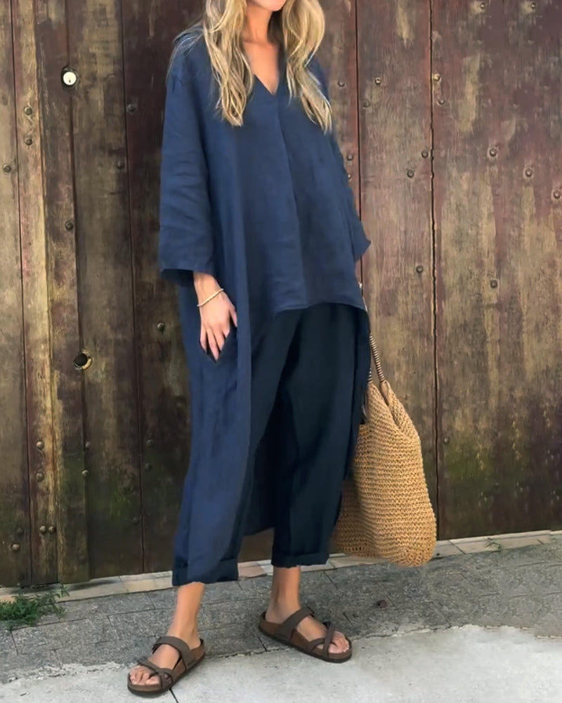 Léa™ - Luxus trifft Stil – Elegantes & Bequemes Zweiteiler-Set