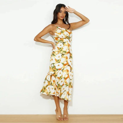 Sienna™ - Asymmetrisches Maxikleid mit floralem Muster für Damen