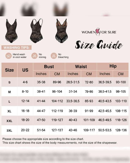 Marlene™ - Spitzen-Formwäsche-Bodysuit