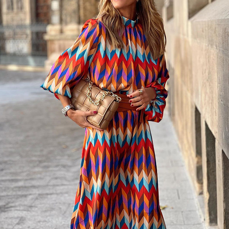 Marisol™ - Lebhaftes geometrisches Kleid