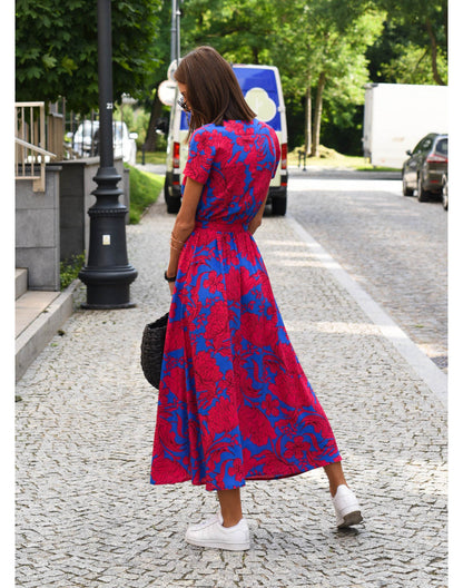 Evie™ - Stilvolles V-Ausschnitt-Kleid