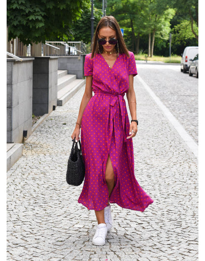 Evie™ - Stilvolles V-Ausschnitt-Kleid