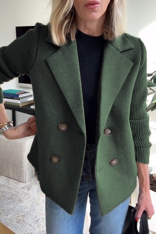 Amora™ - Eleganter Blazer mit Strickärmeln