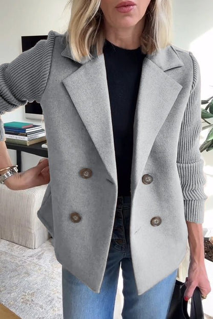 Amora™ - Eleganter Blazer mit Strickärmeln