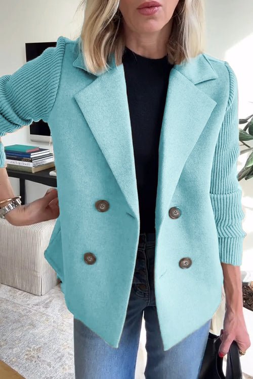 Amora™ - Eleganter Blazer mit Strickärmeln