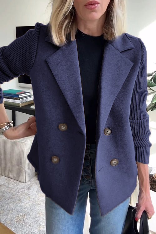 Amora™ - Eleganter Blazer mit Strickärmeln