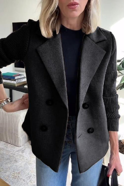 Amora™ - Eleganter Blazer mit Strickärmeln