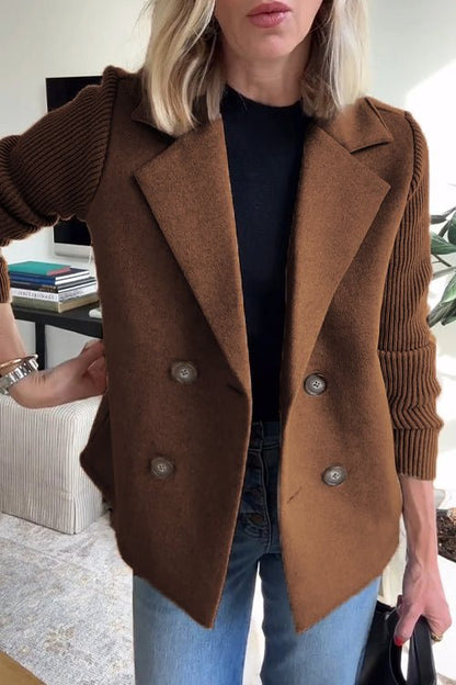 Amora™ - Eleganter Blazer mit Strickärmeln