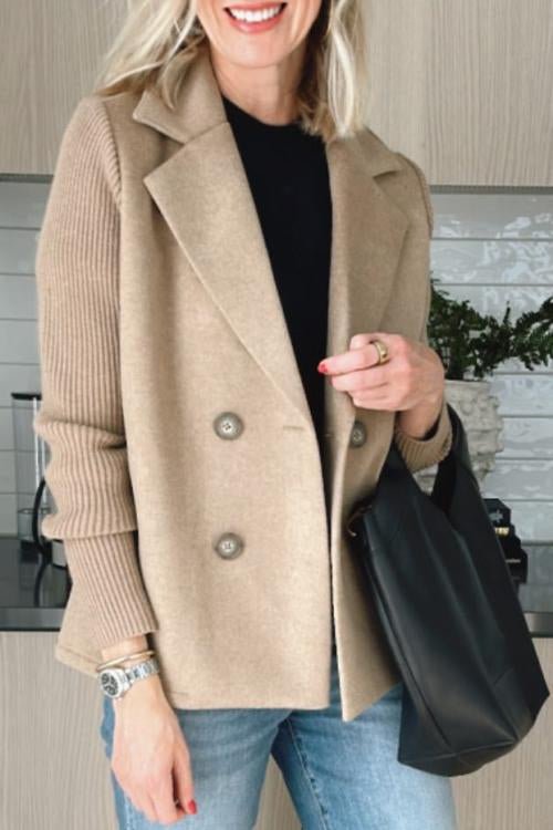Amora™ - Eleganter Blazer mit Strickärmeln