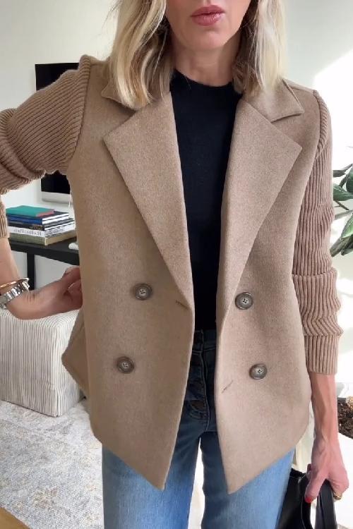 Amora™ - Eleganter Blazer mit Strickärmeln