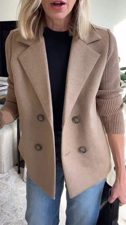Amora™ - Eleganter Blazer mit Strickärmeln