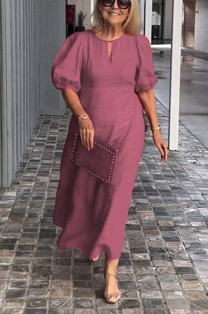 Carla™ - Elegantes Kleid mit Puffärmeln