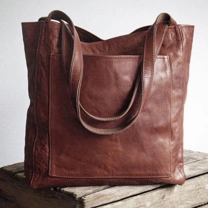 Silvia™ - Eleganter Shopper aus Leder