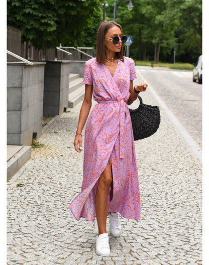 Evie™ - Stilvolles V-Ausschnitt-Kleid