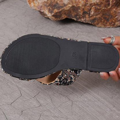 Mira™ - Leichte orthopädische flache Sandalen für Damen | Vintage und Moderne kombiniert