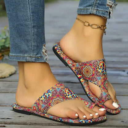 Mira™ - Leichte orthopädische flache Sandalen für Damen | Vintage und Moderne kombiniert