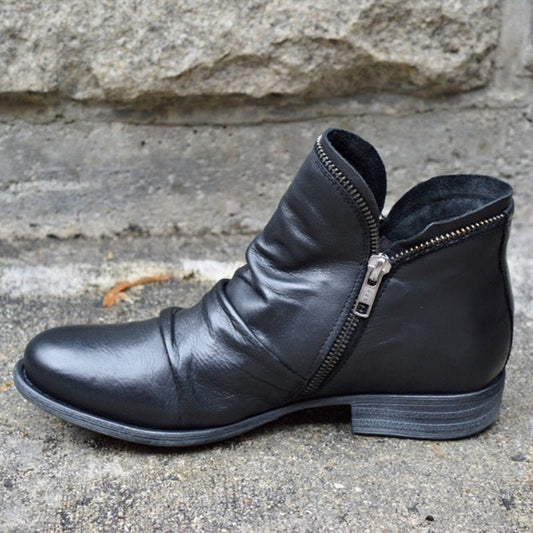 Victoria™ – Lederstiefel mit Reißverschluss